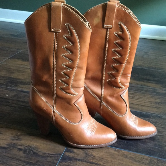 Leather Cowboy boots - Picture 1 of 12